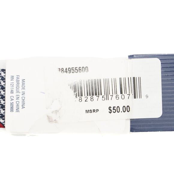 Izod Pre-Tied Adjustable Black Herringbone Stripe Bow Tie Bowtie - Picture 4 of 6